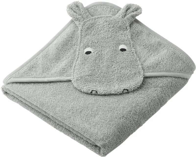 Badcape Albert Hippo duifblauw van Liewood in Blauw – productfoto