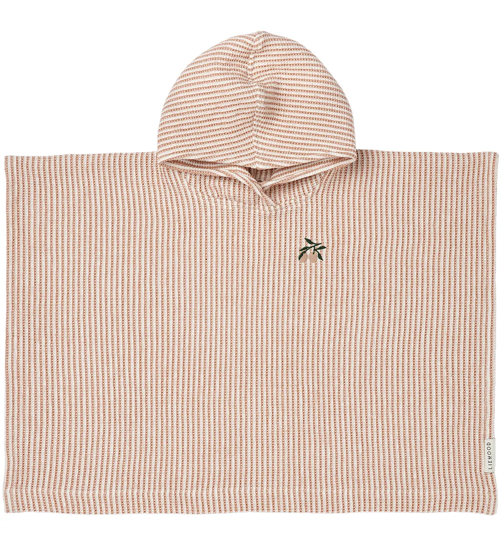 Badponcho - Paco - Toscane Rose/Creme De La Creme van Liewood – productfoto