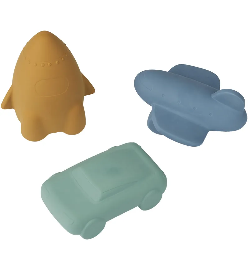 Badspeelgoed - Jacob - 3-pack - Blue Multi Mix van Liewood – productfoto