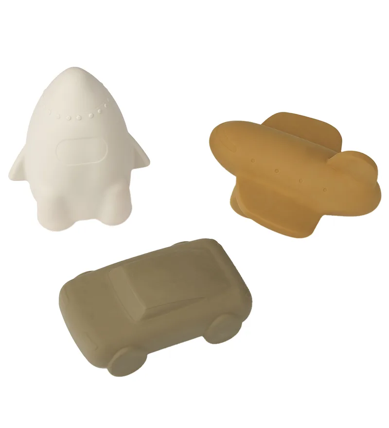Badspeelgoed - Jacob - 3-pack - Golden Caramel Multi Mix van Liewood – productfoto