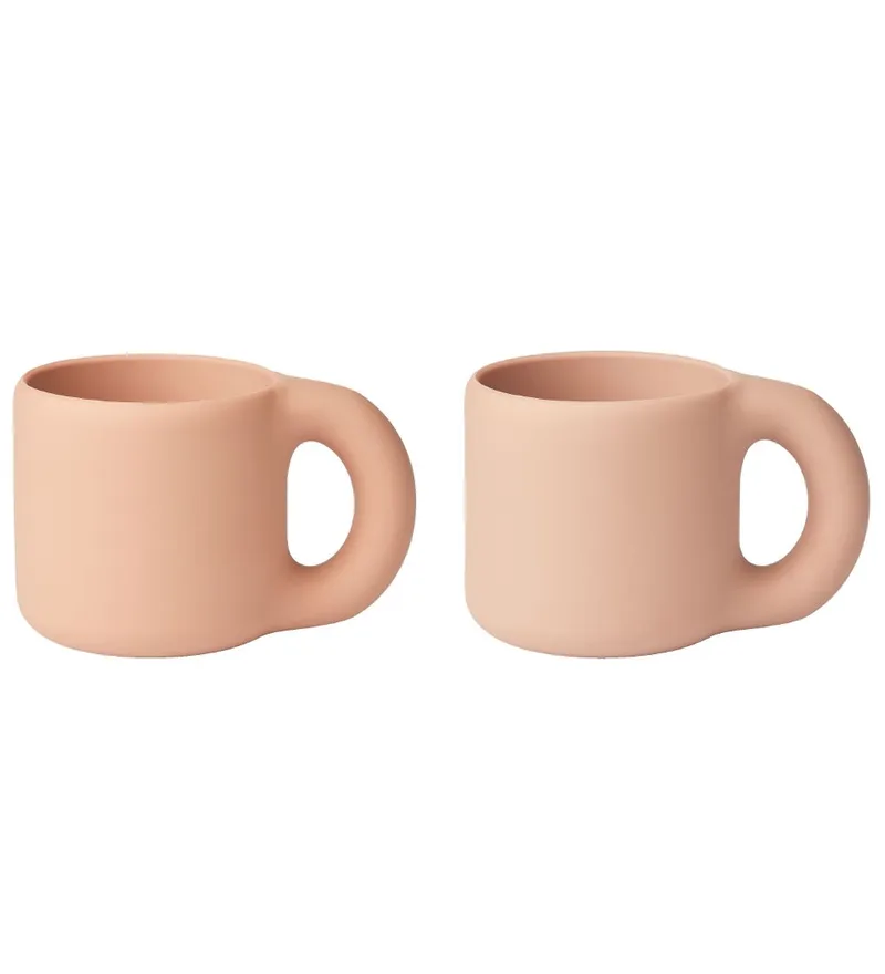 Beker - 2-pack - Silicone - Kylie - Pale Toscane/Toscane van Liewood – productfoto