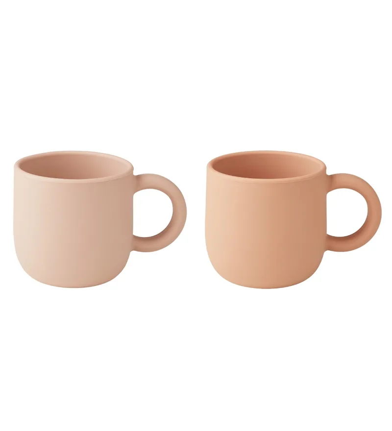 Beker - 2-pack - Silicone - Merce - Rose Mix von Liewood – Produktfoto