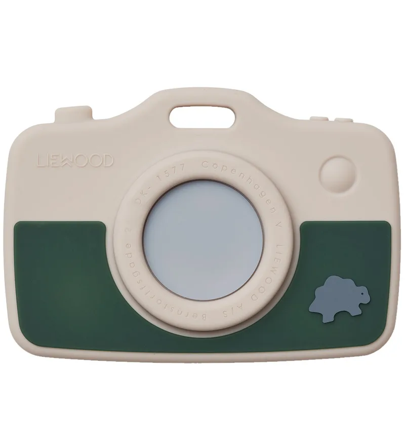 Bijtspeelgoed - Steven - Camera - Dino Sandy/Garden Gree van Liewood – productfoto