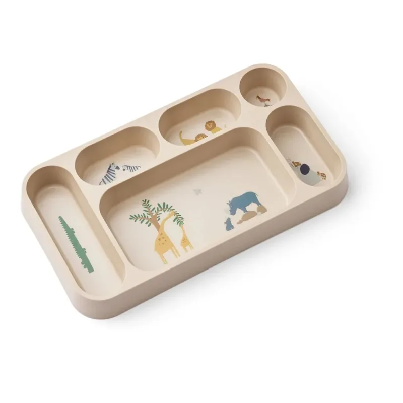 Bord Met Verdelingen / Mosu Divider Plate - All Together Sandy de Liewood – photo produit