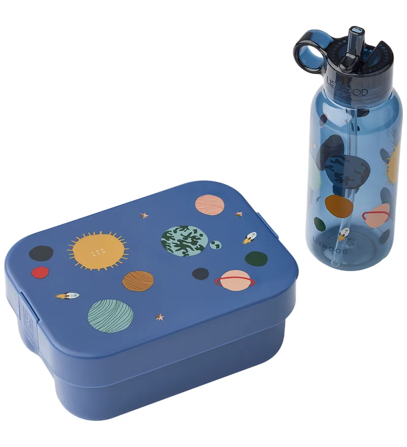 Broodtrommel/Drinkfles - Chelsey - Universum/Classic Nav van Liewood – productfoto