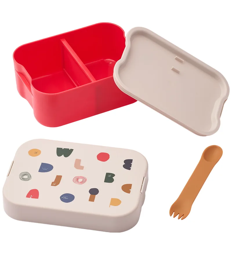 Broodtrommel m. Bestek - Kamil - 1.3 L - Personages/Sand de Liewood – photo produit