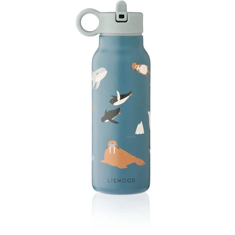 Drinkfles (350Ml) - Falk - Arctic Sea / Ocean view från Liewood – produktbild