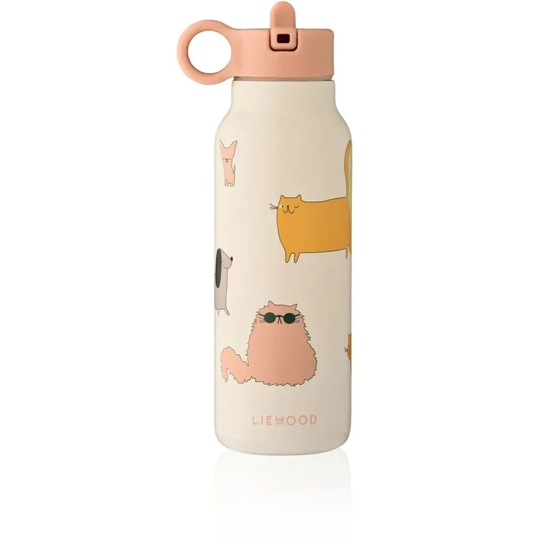 Drinkfles (350 ml) Falk Cats and Dogs / Sandy van Liewood – productfoto