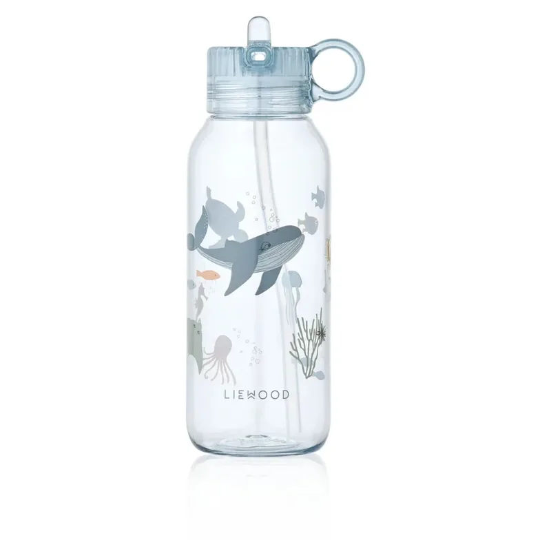 Drinkfles (500 ML) - Yang Tritan - Sea Creature / Sandy fra Liewood – produktbillede