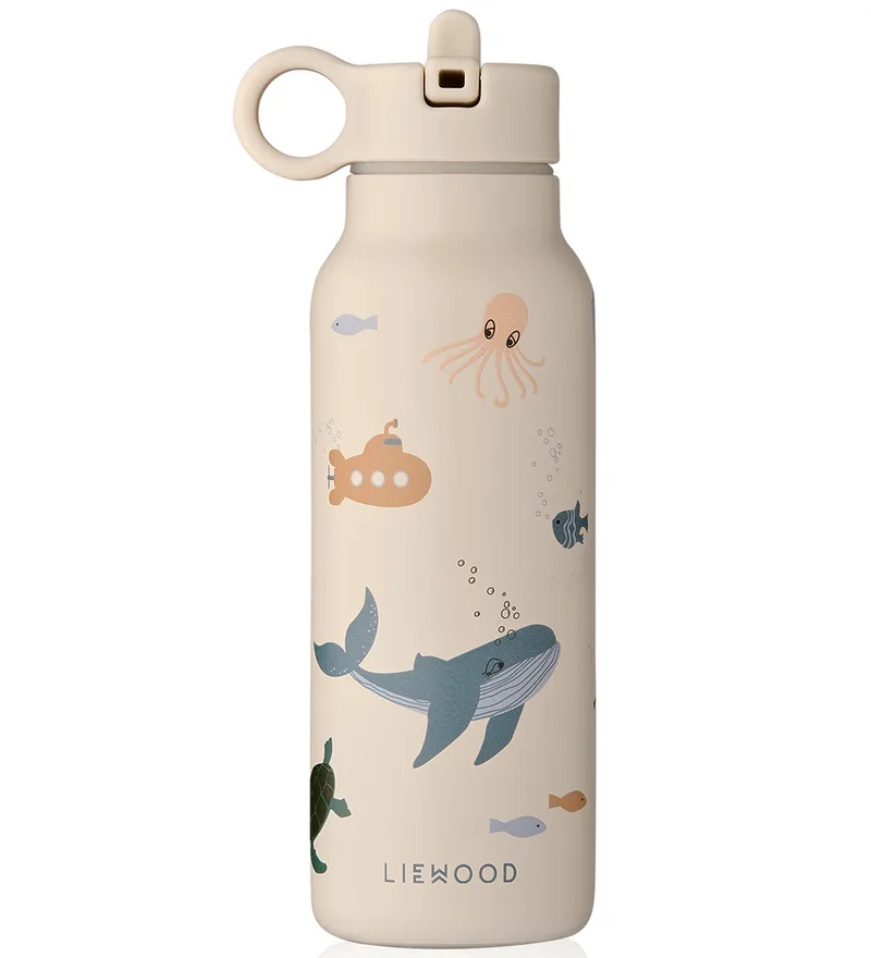 Drinkfles - Valk - 350 ml - Sea Wezen/Sandy by Liewood – product photo
