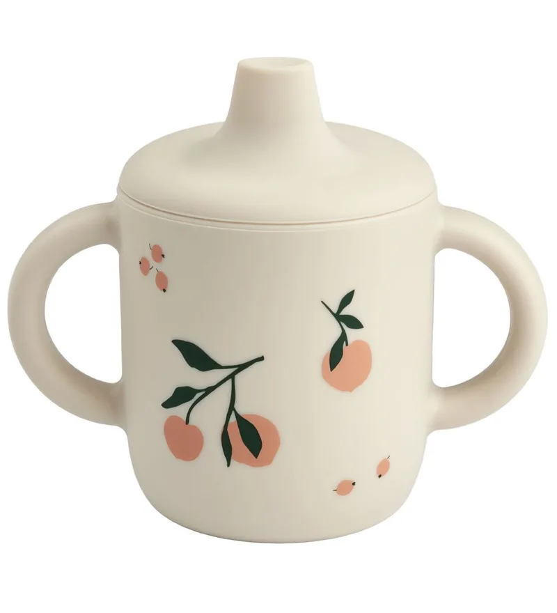 Drinkoefenbeker - Niel - Peach/Sea Shell Mix van Liewood – productfoto