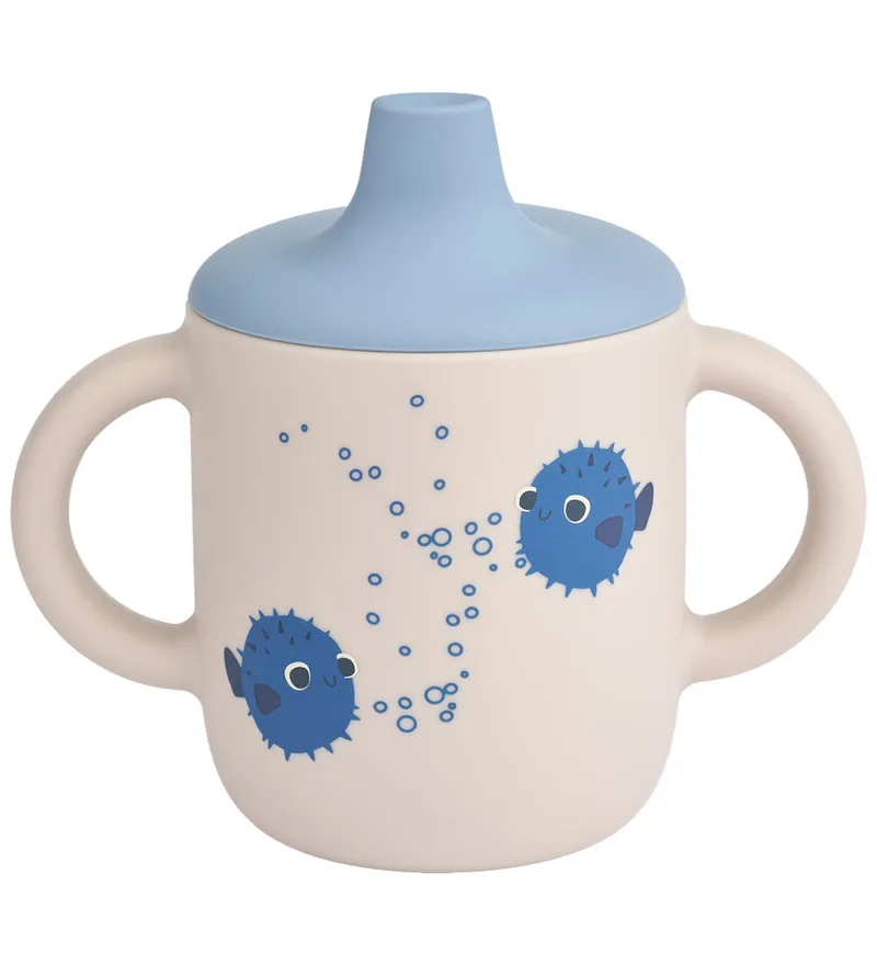 Drinkoefenbeker - Silicone - Neil - Kogelvis/Sandy van Liewood – productfoto
