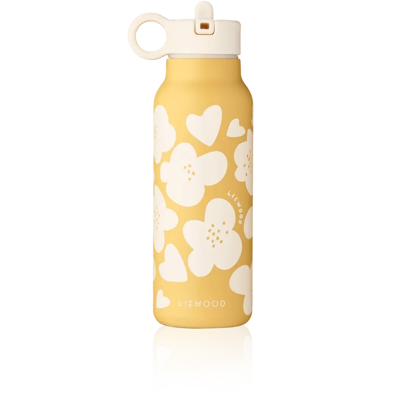 Falk Drinkfles 350 Ml - Flower / Lemon Yellow de Liewood – photo produit