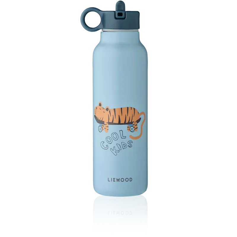 Falk Drinkfles 500 Ml - Tiger / Beach Blue by Liewood – product photo