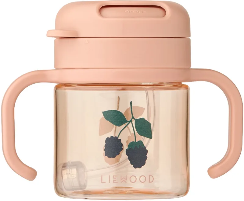 Kai Tritan Rietjesbeker - Berry Pale Tuscany - 300 ml de Liewood en Roze donker – photo produit