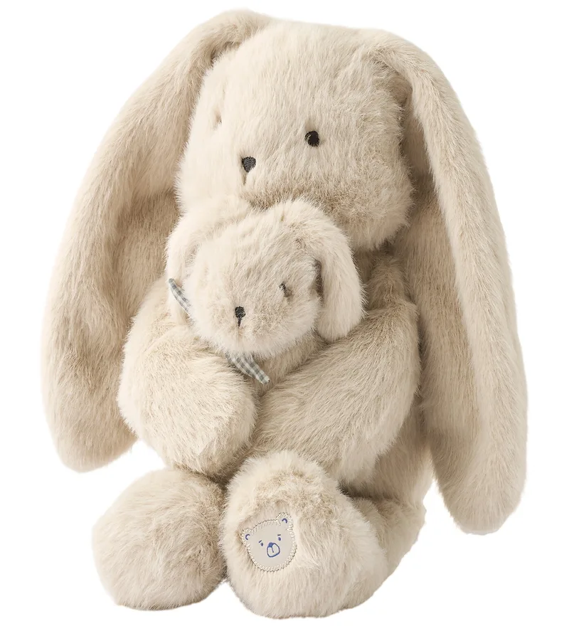 Knuffel - Berto Mama & Ik Rabbit - Mist by Liewood – product photo