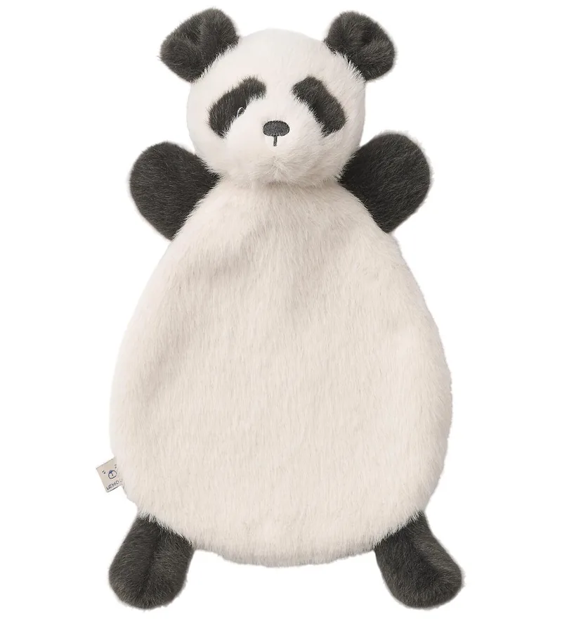 Knuffeldoekjes - Roy Panda - Sandy/Dark Grey by Liewood – product photo