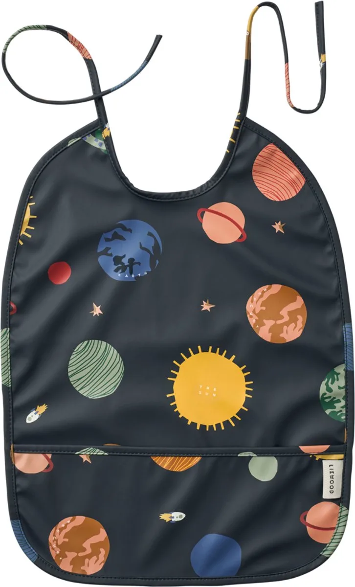 Lai Bib Universe / Classic navy - Slab de Liewood en Print – photo produit
