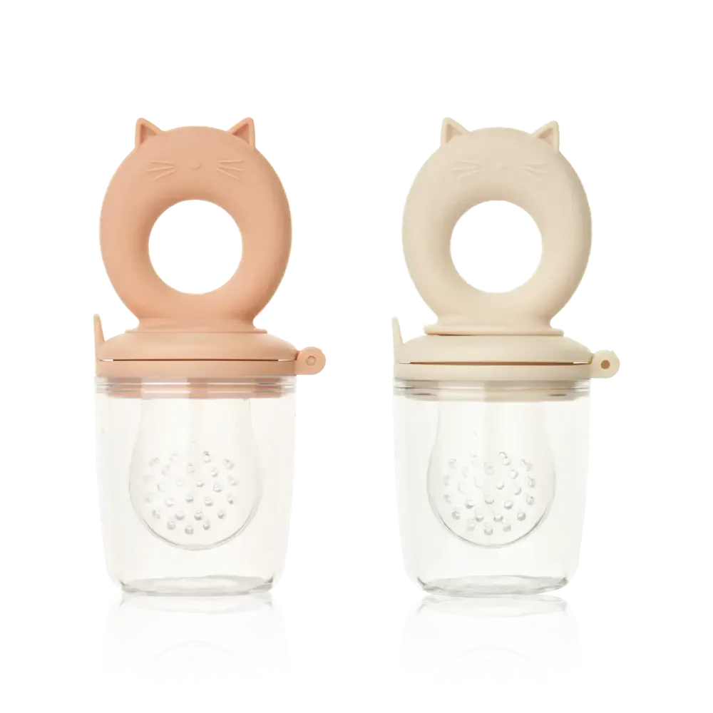 Miranda Kat Vulbare Bijtspeen - Food Feeder 2-Pack van Liewood – productfoto
