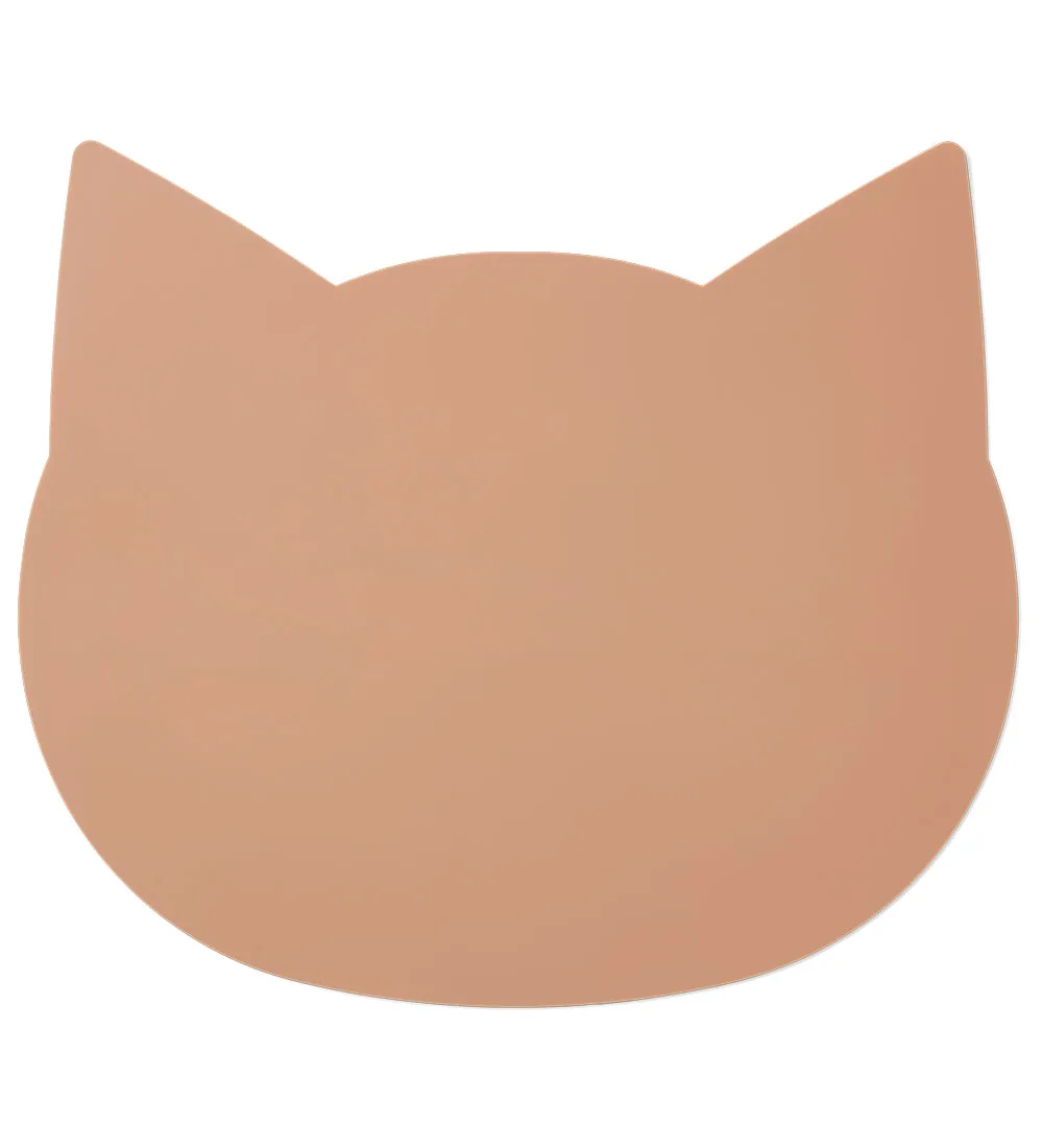 Placemat - Aura CAT - Silicone - Dark Rose van Liewood – productfoto