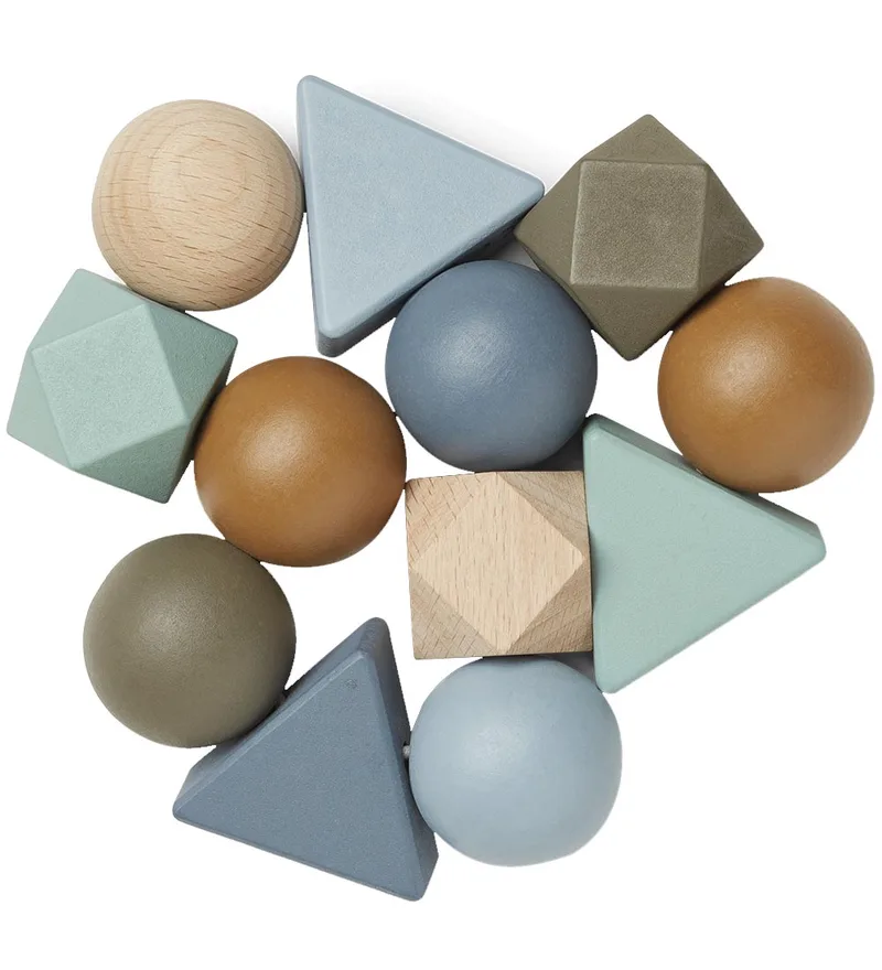 Rammelaar - Anna - Whale Blue Multi Mix van Liewood – productfoto