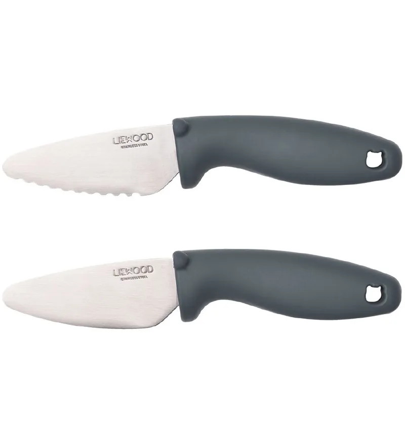 Set snijmessen - 2-pack - Perry - Whale Blue by Liewood – product photo