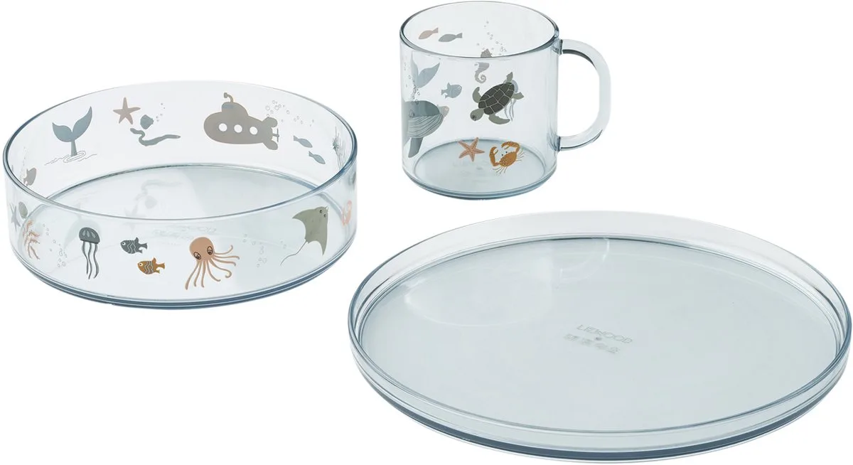 Siva Dinerset - Sea Creature / Sandy van Liewood in Tan – productfoto
