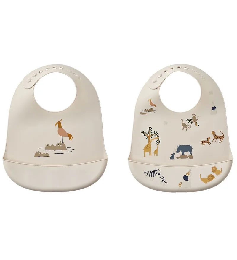 Slabbetjes - Tilda - 2-pack - Allemaal samen Sandy by Liewood – product photo
