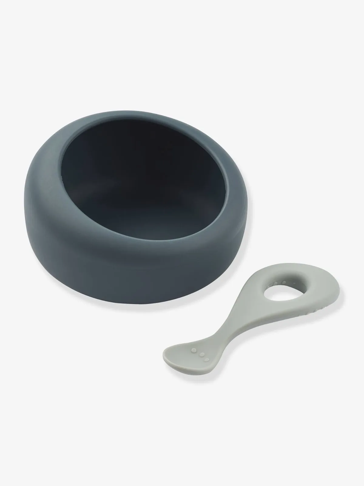 Sparia kom+lepel silicone LIEWOOD blauw de Liewood – photo produit