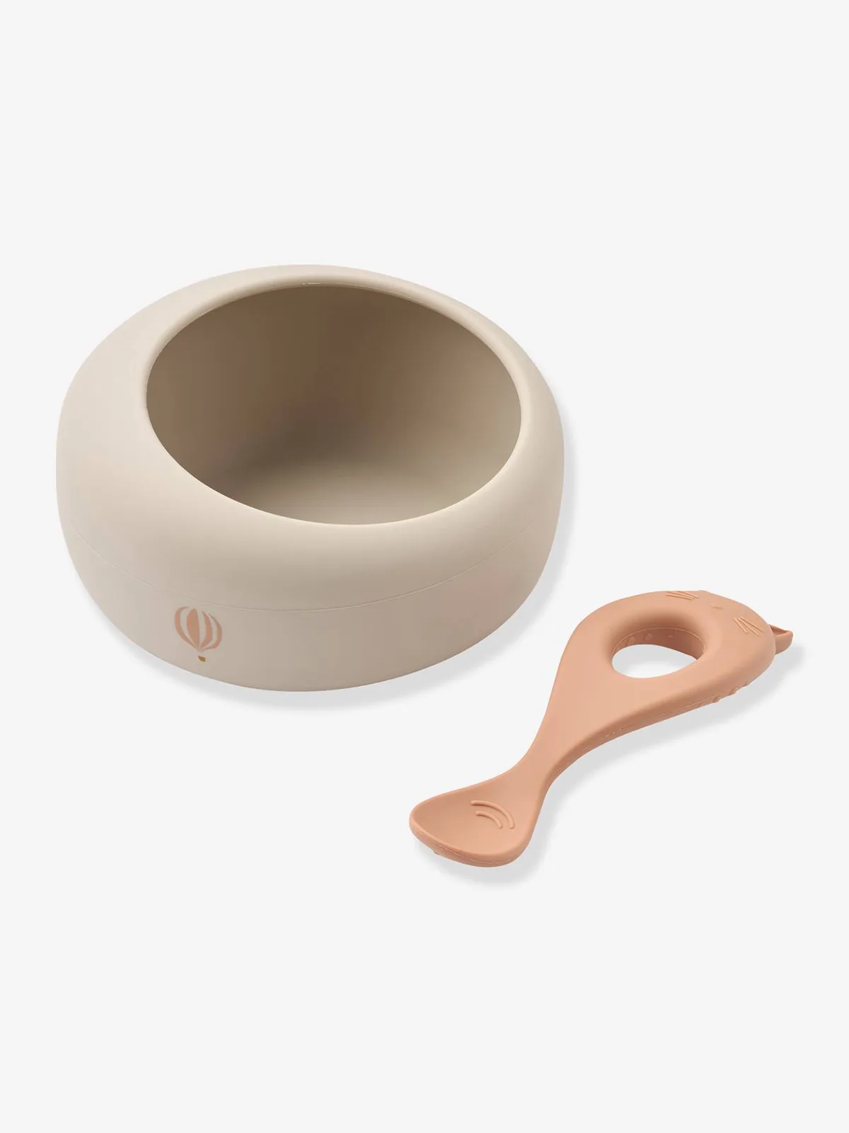 Sparia kom+lepel silicone LIEWOOD lichtroze de Liewood – photo produit