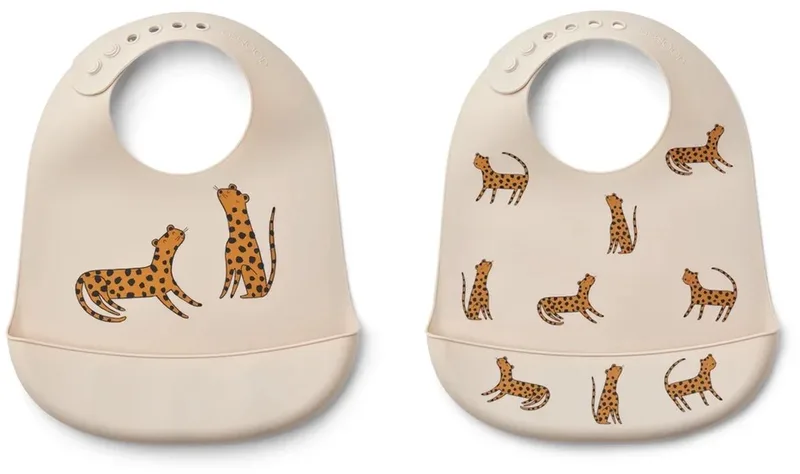 Tilda Siliconen Slab 2 Pack | Leopard Sandy van Liewood in [#f5f5dc] – productfoto