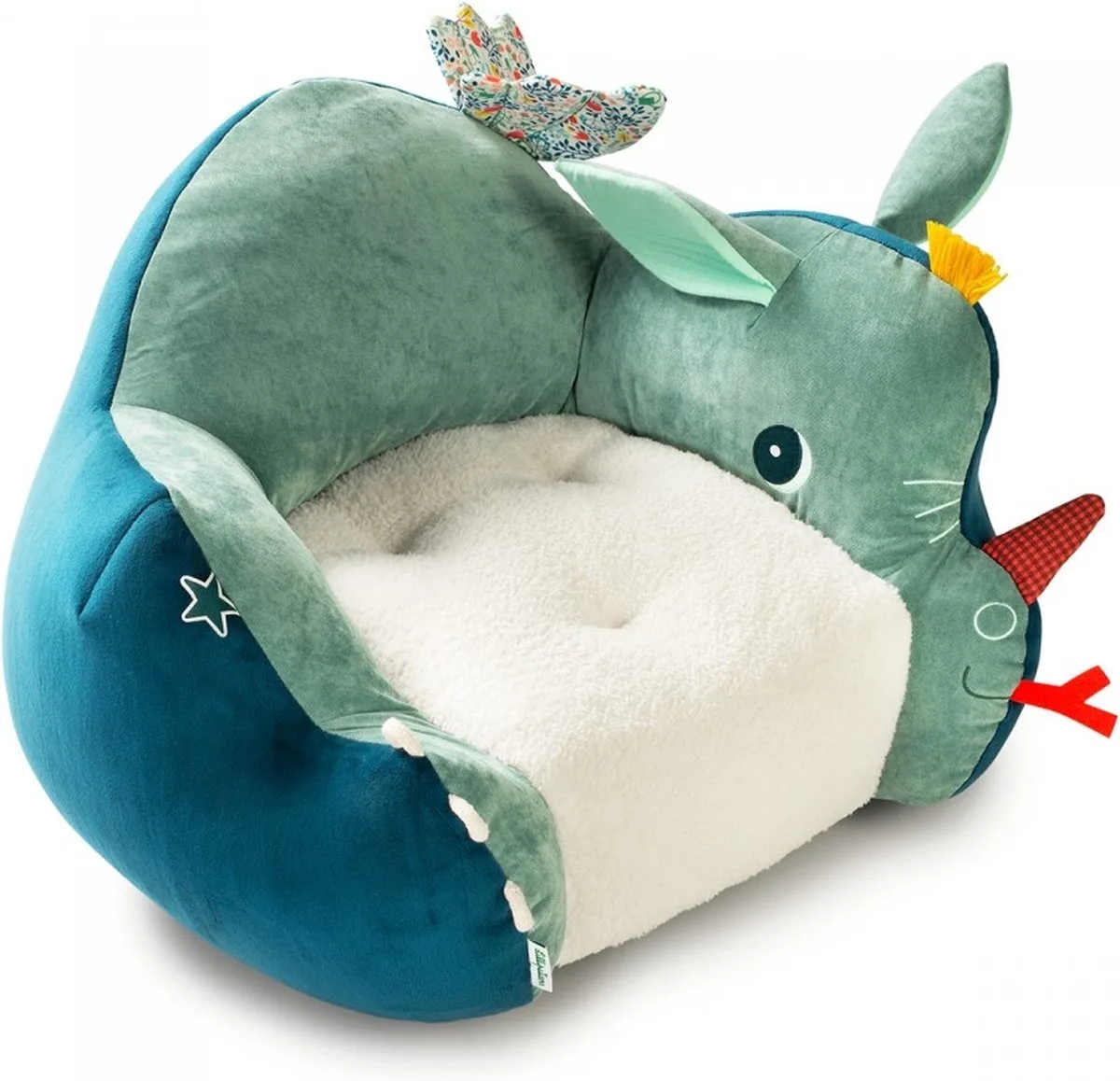 Comfortabele kinderstoel - Joe de draak van Lilliputiens in Meerkleurig – productfoto