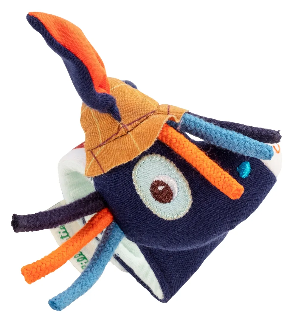 Rammelaar m. Armband - Ignace - Navy van Lilliputiens – productfoto
