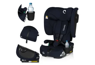Autokindersitz NELLY I-SIZE, ab: ab Geburt, bis: 36 Monaten, ab: 76 cm, bis: 150 cm, (Set), Verstellbare Kopfstütze/4 Neigungspositionen/Reduziereinsatz by Lionelo in Blue – product photo 1 of 3