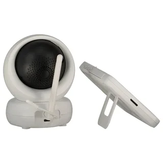 Babyline 8.3 – Babyfoon met Camera – 5” Full HD Scherm – 360° Draaibare Camera – Nachtzicht – VOX Functie – 2-Weg Audio – Opname tot 128 GB – Temperatuursensor – Bereik tot 200 m – 8 Uur Batterijduur by Lionelo in White – product photo 2 of 2