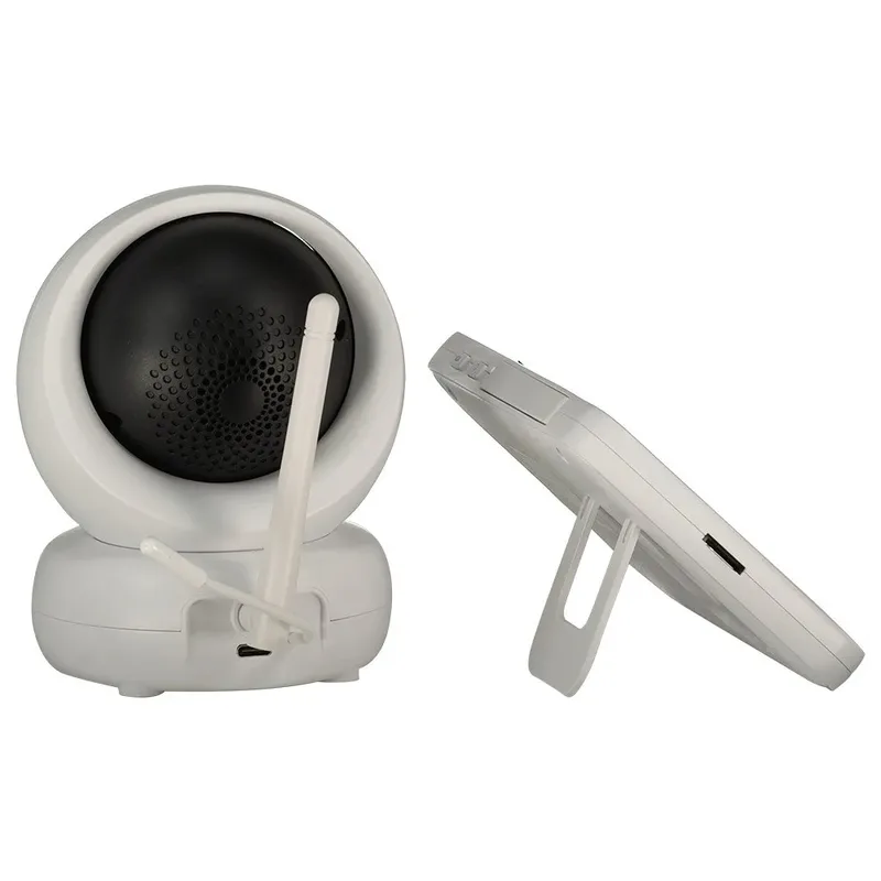 Babyline 8.3 – Babyfoon met Camera – 5” Full HD Scherm – 360° Draaibare Camera – Nachtzicht – VOX Functie – 2-Weg Audio – Opname tot 128 GB – Temperatuursensor – Bereik tot 200 m – 8 Uur Batterijduur by Lionelo in White – product photo 2 of 2