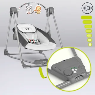 Babyschaukel Otto by Lionelo in Grey, 77 × 54 × 69 mm – product photo 3 of 3