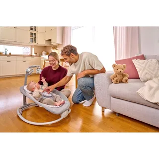 Babyschaukel Pascal by Lionelo in Grey, 49 × 80 × 83 mm – product photo 2 of 3