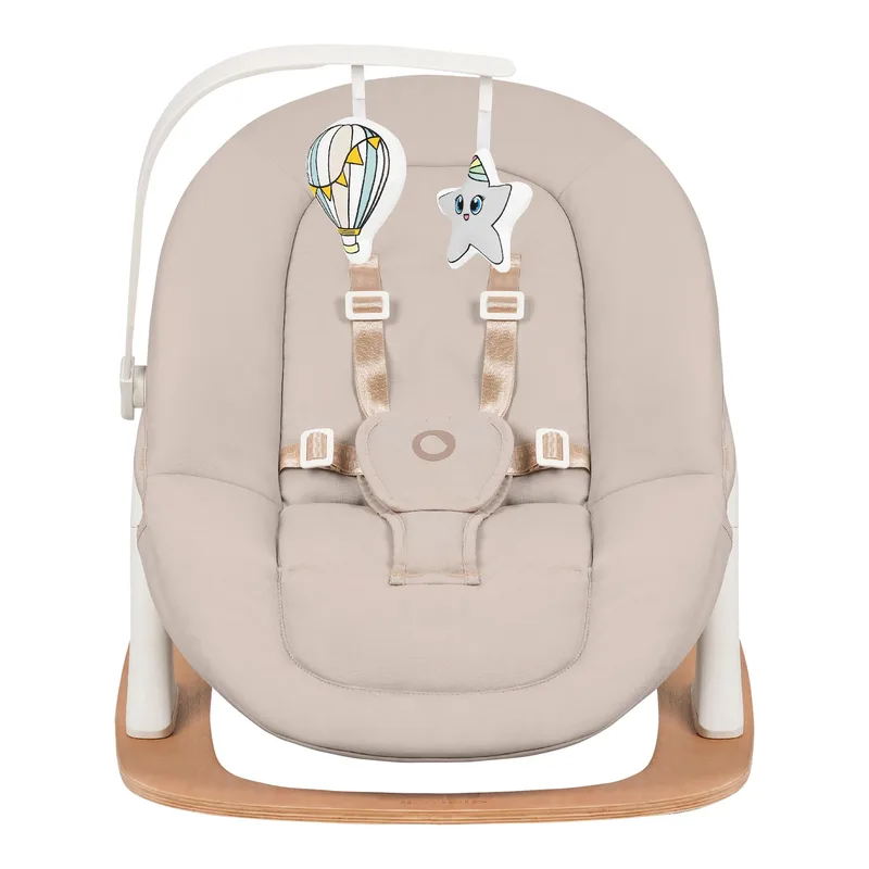 Babywippe Celia Rocker für Hochstuhl Celia van Lionelo in Beige, 74 × 32 × 51,7 mm – productfoto 1 van 3