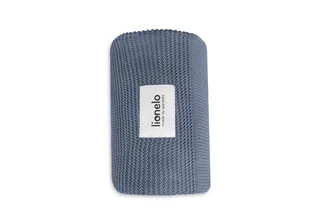 Bamboo Blanket - Deluxe Baby Deken - Hypoallergeen - Antibacterieel - Antischimmel - 100% Bamboe Katoen - Thermoregulerend - Zacht & Ademend - Duurzaam - Wasbaar - Vanaf Geboorte - 100×75 cm von Lionelo in Blau – Produktfoto 3 von 5