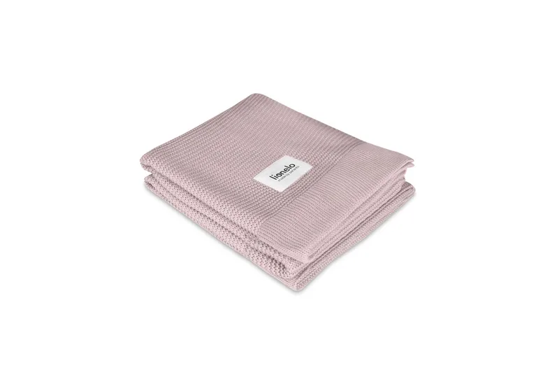 Bamboo Blanket - Deluxe Baby Deken - Hypoallergeen - Antibacterieel - Antischimmel - 100% Bamboe Katoen - Thermoregulerend - Zacht & Ademend - Duurzaam - Wasbaar - Vanaf Geboorte - 100×75 cm von Lionelo in Rosa – Produktfoto 2 von 5