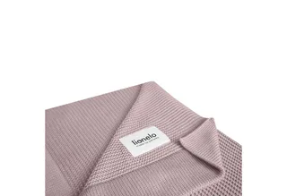Bamboo Blanket - Deluxe Baby Deken - Hypoallergeen - Antibacterieel - Antischimmel - 100% Bamboe Katoen - Thermoregulerend - Zacht & Ademend - Duurzaam - Wasbaar - Vanaf Geboorte - 100×75 cm von Lionelo in Rosa – Produktfoto 4 von 5