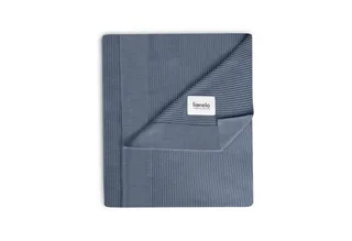 Bamboo Blanket - Deluxe Baby Deken - Hypoallergeen - Antibacterieel - Antischimmel - 100% Bamboe Katoen - Thermoregulerend - Zacht & Ademend - Duurzaam - Wasbaar - Vanaf Geboorte - 100×75 cm von Lionelo in Blau – Produktfoto 5 von 5