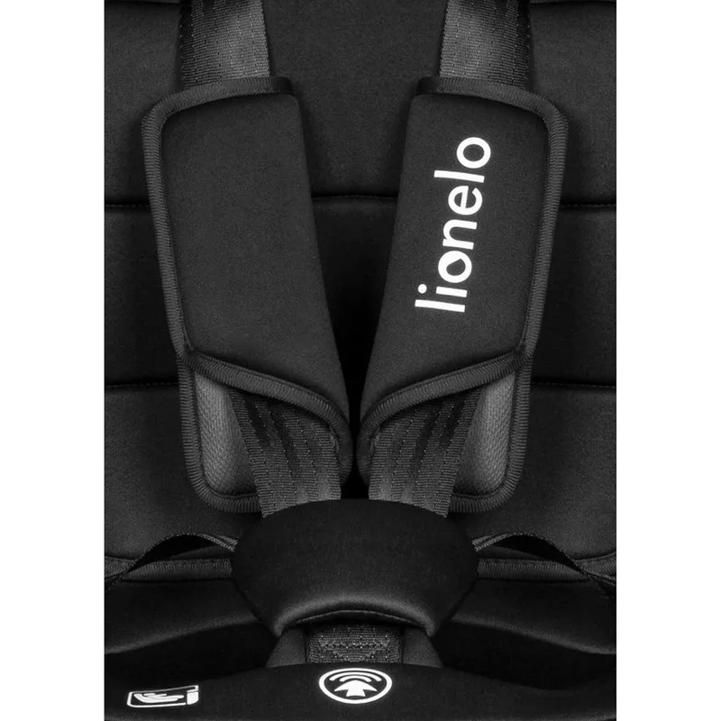 Bastiaan i-Size 4in1 Autostoel ISOFIX 360° Draaibaar – Van Geboorte tot 12 Jaar (40-150 cm) – RWF & FWF – Top Tether – Memory Foam – SideProtect – Brede Comfortzitting – i-Size von Lionelo in Schwarz – Produktfoto 3 von 3