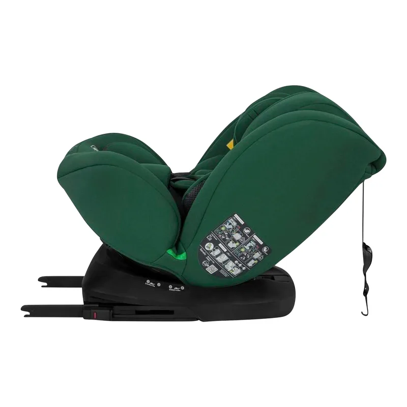 Bastiaan i-Size 4in1 Autostoel ISOFIX 360° Draaibaar – Van Geboorte tot 12 Jaar (40-150 cm) – RWF & FWF – Top Tether – Memory Foam – SideProtect – Brede Comfortzitting – i-Size by Lionelo in Green – product photo 2 of 3