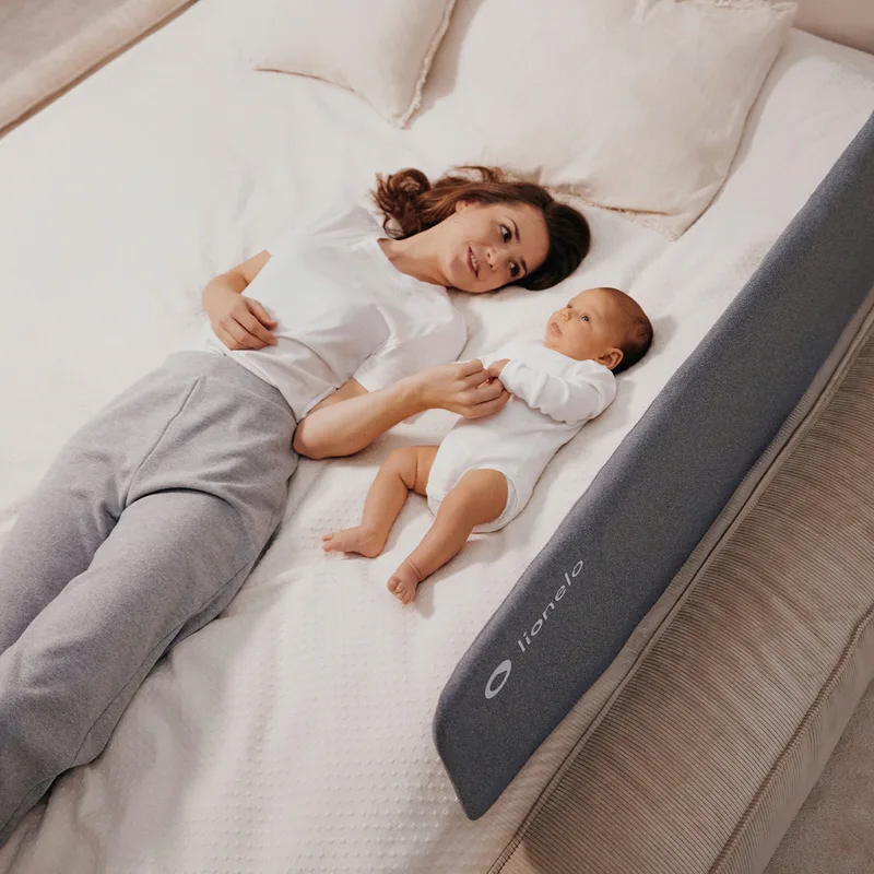 Bedhekje Lora van Lionelo in Grijs, 105 × 37,5 × 45 mm – productfoto 2 van 3