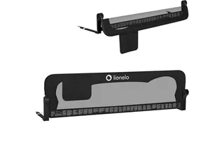 Bedrail Eva (twee gordels, kantelverstelling, eenvoudige montage), eenvoudige montage, opklapbaar om 180 graden, robuuste constructie van Lionelo in Zwart – productfoto 2 van 4