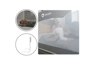 Bedrail HANNA (set), 180 graden 66 cm hoog Standsafe SecureBelt van Lionelo in Grijs – productfoto 4 van 5