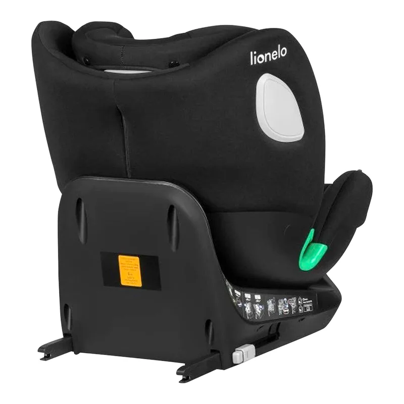 Braam - i-Size Autostoeltje 4in1 - 40-150cm - 0-36kg - 360° Draaibaar autostoel - RWF tot 105cm (18kg) - DriSeat Luchtcirculatie - ISOFIX + steunpoot - Groep 0-1-2-3 - SideProtect Zijbescherming - afstelbare hoofdsteun - 14 verstelniveaus by Lionelo in Black – product photo 3 of 3