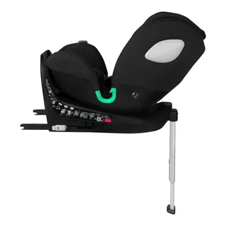 Braam - i-Size Autostoeltje 4in1 - 40-150cm - 0-36kg - 360° Draaibaar autostoel - RWF tot 105cm (18kg) - DriSeat Luchtcirculatie - ISOFIX + steunpoot - Groep 0-1-2-3 - SideProtect Zijbescherming - afstelbare hoofdsteun - 14 verstelniveaus by Lionelo in Black – product photo 2 of 3